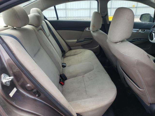 2HGFB2F88DH543550 - 2013 HONDA CIVIC EX Շագանակագույն լուսանկար 10