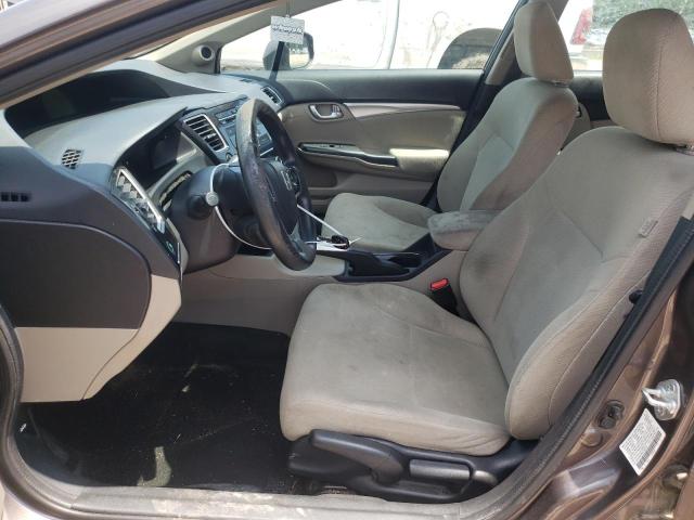 2HGFB2F88DH543550 - 2013 HONDA CIVIC EX Շագանակագույն լուսանկար 7
