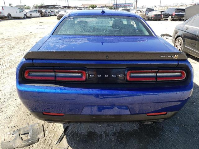 2C3CDZFJ6MH537614 - 2021 DODGE CHALLENGER R/T SCAT PACK BLUE photo 6