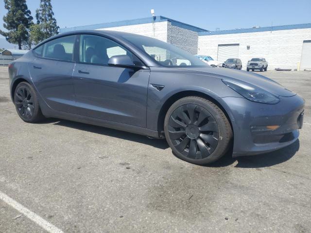 5YJ3E1EB9NF142810 - 2022 TESLA MODEL 3 فحمي صورة 4
