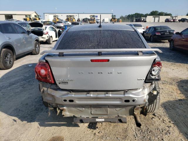 1C3CDZCB9DN751307 - 2013 DODGE AVENGER SXT GRAY photo 6