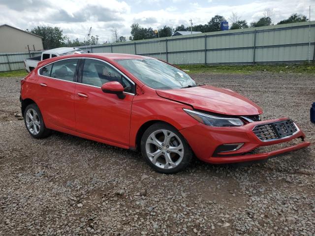 3G1BF6SM0JS644319 - 2018 CHEVROLET CRUZE PREMIER RED photo 4