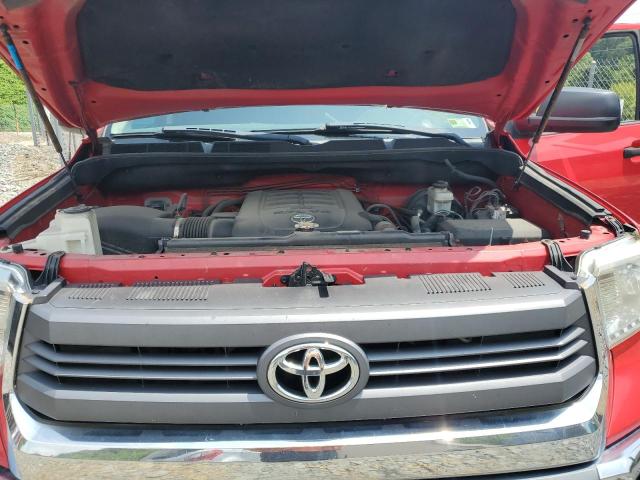 5TFUW5F13EX349343 - 2014 TOYOTA TUNDRA DOUBLE CAB SR/SR5 RED photo 11