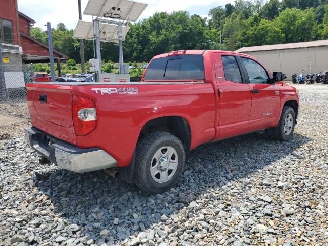 5TFUW5F13EX349343 - 2014 TOYOTA TUNDRA DOUBLE CAB SR/SR5 RED photo 3