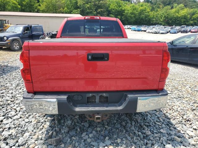 5TFUW5F13EX349343 - 2014 TOYOTA TUNDRA DOUBLE CAB SR/SR5 RED photo 6