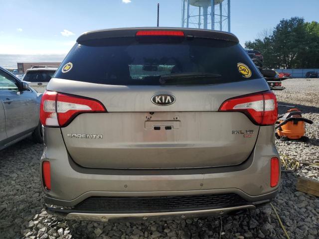 5XYKW4A75EG451503 - 2014 KIA SORENTO SX GRAY photo 6