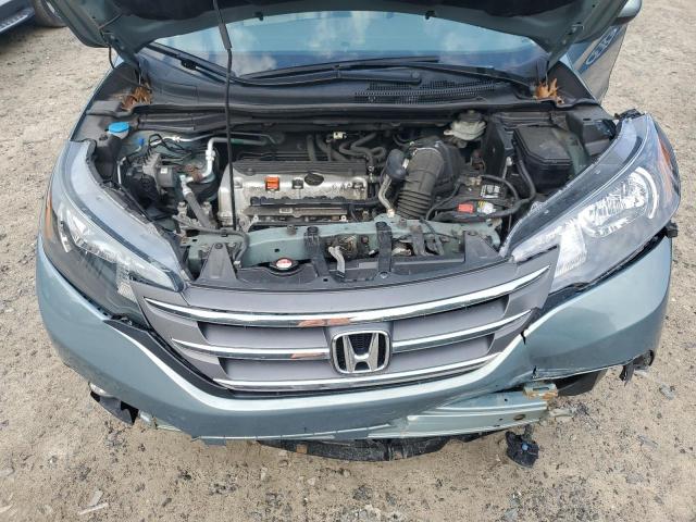 2HKRM4H76CH600789 - 2012 HONDA CR-V EXL GREEN photo 12