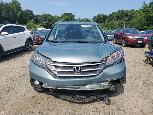 2HKRM4H76CH600789 - 2012 HONDA CR-V EXL GREEN photo 5