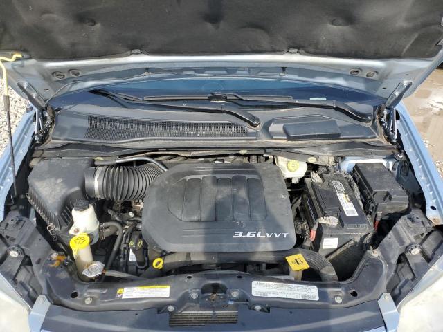 2C4RC1CG6CR411040 - 2012 CHRYSLER TOWN & COU TOURING L BLUE photo 12