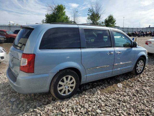 2C4RC1CG6CR411040 - 2012 CHRYSLER TOWN & COU TOURING L BLUE photo 3