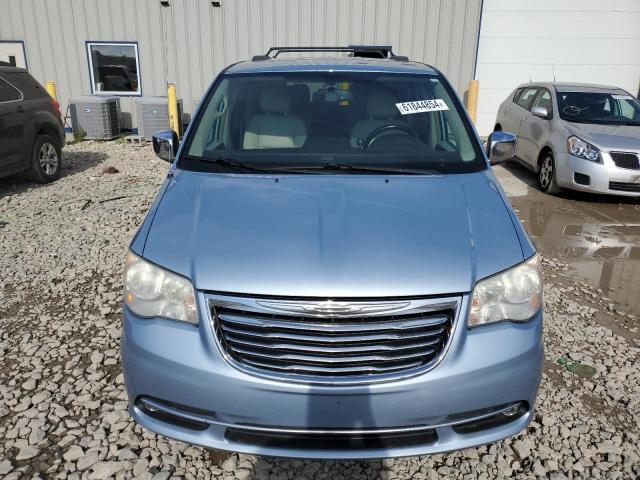 2C4RC1CG6CR411040 - 2012 CHRYSLER TOWN & COU TOURING L BLUE photo 5