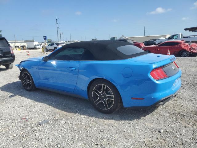 1FATP8UH5N5130248 - 2022 FORD MUSTANG BLUE photo 2