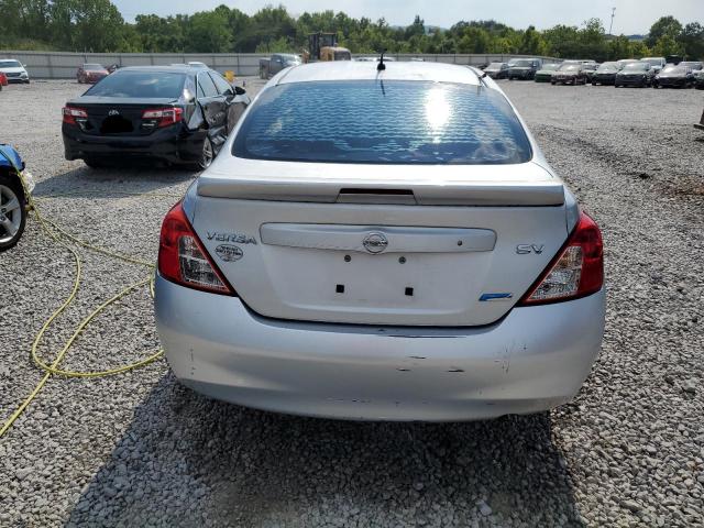 3N1CN7AP1EL800452 - 2014 NISSAN VERSA S SILVER photo 6