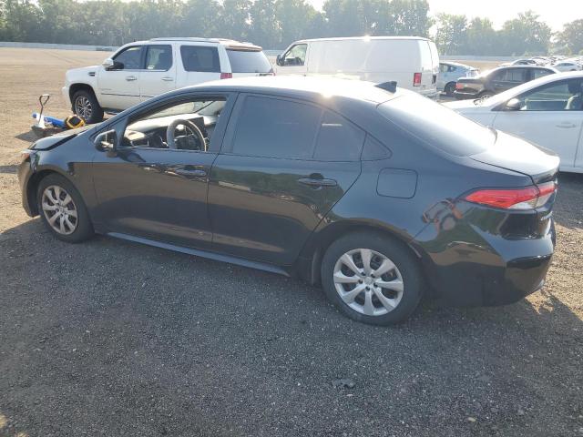 5YFEPMAEXMP237979 - 2021 TOYOTA COROLLA LE BLACK photo 2