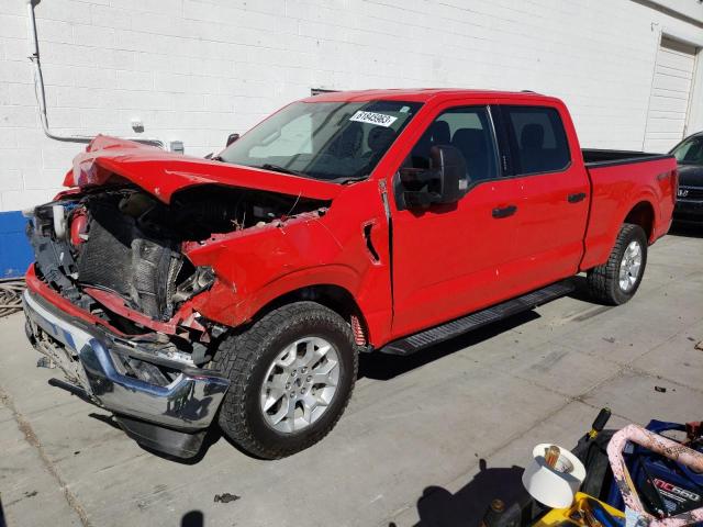 1FTFW1E50MKE94681 - 2021 FORD F150 SUPERCREW RED photo 1