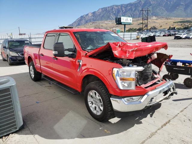 1FTFW1E50MKE94681 - 2021 FORD F150 SUPERCREW RED photo 4