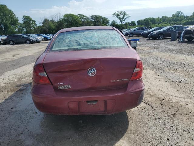 2G4WC562951258774 - 2005 BUICK LACROSSE CX برغندي صورة 6