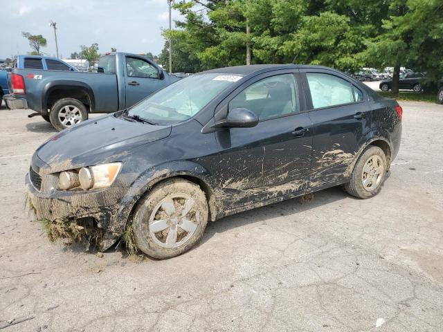 1G1JA5SH1E4221763 - 2014 CHEVROLET SONIC LS შავი ფოტო 1