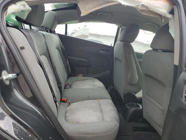 1G1JA5SH1E4221763 - 2014 CHEVROLET SONIC LS შავი ფოტო 10