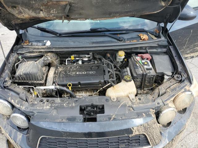 1G1JA5SH1E4221763 - 2014 CHEVROLET SONIC LS შავი ფოტო 11