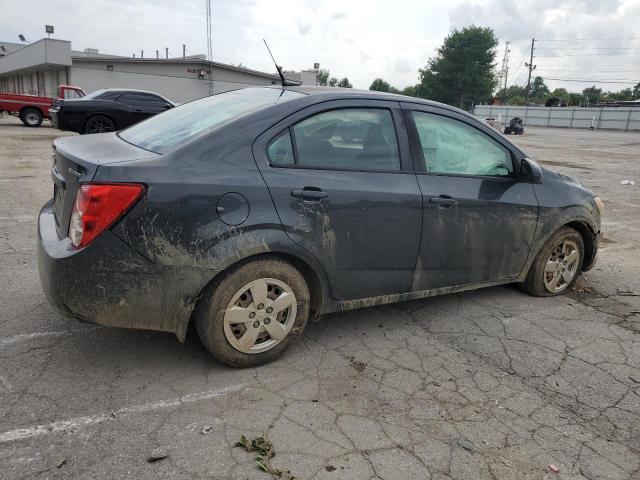 1G1JA5SH1E4221763 - 2014 CHEVROLET SONIC LS შავი ფოტო 3