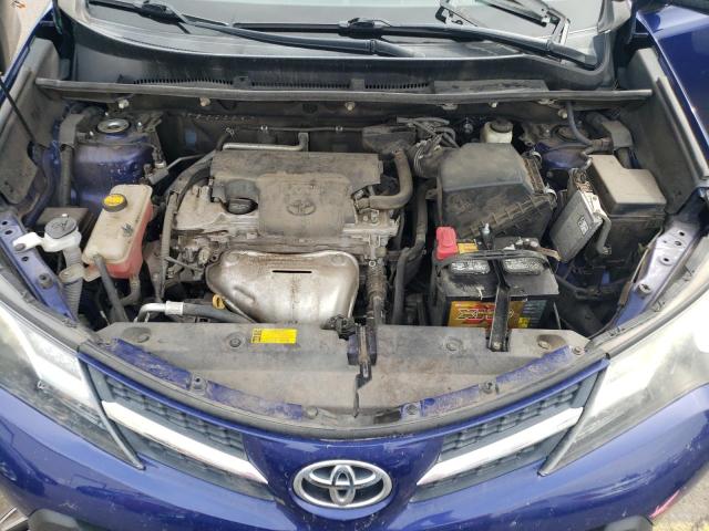 2T3RFREV4EW173103 - 2014 TOYOTA RAV4 XLE BLUE photo 11