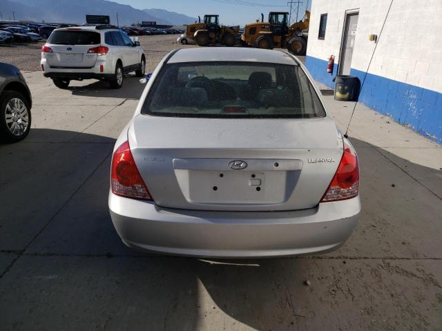 KMHDN46D66U209437 - 2006 HYUNDAI ELANTRA GLS SILVER photo 6