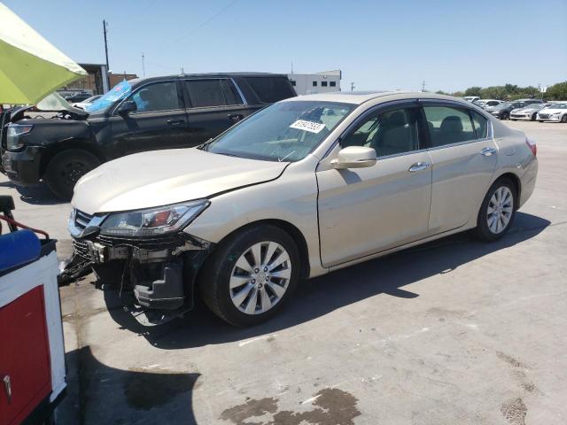 1HGCR2F82FA258620 - 2015 HONDA ACCORD EXL SILVER photo 1