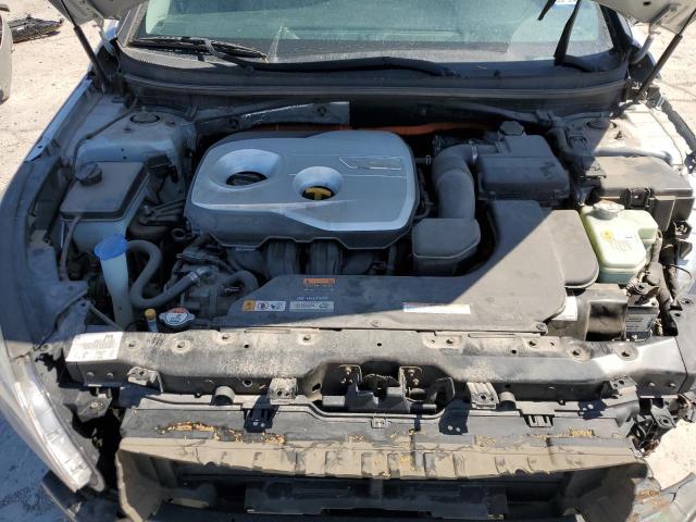 KMHE24L19GA013230 - 2016 HYUNDAI SONATA HYBRID SILVER photo 11