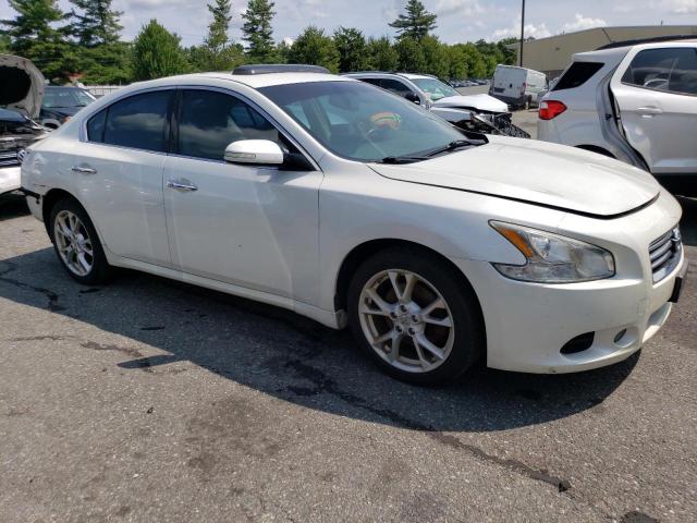 1N4AA5AP6EC480471 - 2014 NISSAN MAXIMA S WHITE photo 4