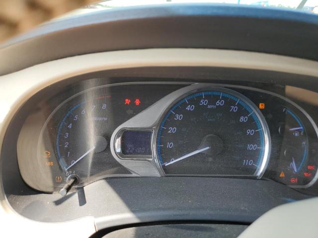 5TDYK3DC9CS255153 - 2012 TOYOTA SIENNA XLE GREEN photo 9