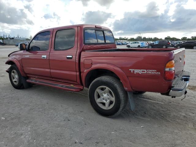 5TEGN92N44Z335085 - 2004 TOYOTA TACOMA DOUBLE CAB PRERUNNER MAROON photo 2