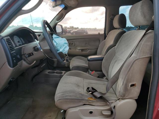 5TEGN92N44Z335085 - 2004 TOYOTA TACOMA DOUBLE CAB PRERUNNER MAROON photo 7