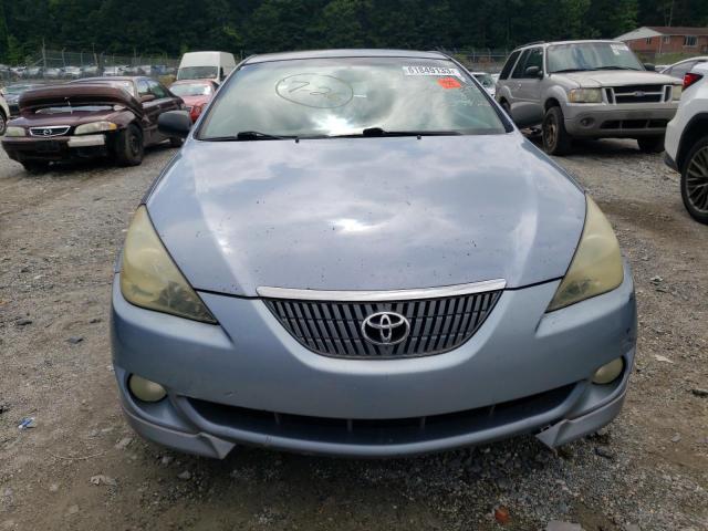 4T1CA38P74U016106 - 2004 TOYOTA CAMRY SOLA SE BLUE photo 5