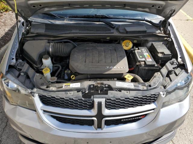 2C4RDGEG0JR250193 - 2018 DODGE GRAND CARA GT GRAY photo 12