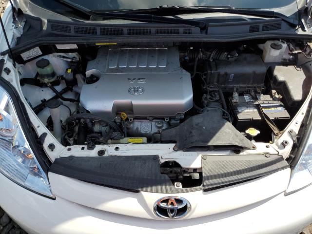 5TDZK23C88S213175 - 2008 TOYOTA SIENNA CE WHITE photo 12