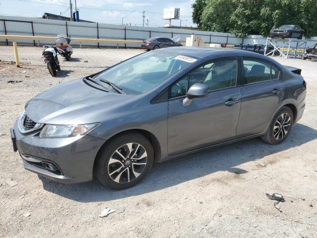 19XFB2F9XDE004544 - 2013 HONDA CIVIC EXL ნაცრისფერი ფოტო 1