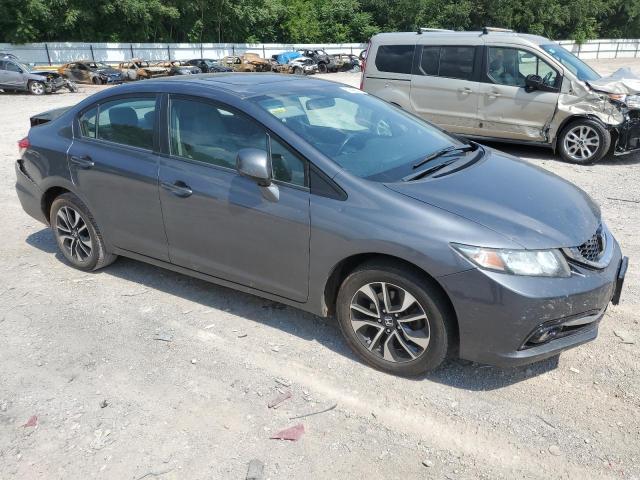 19XFB2F9XDE004544 - 2013 HONDA CIVIC EXL ნაცრისფერი ფოტო 4