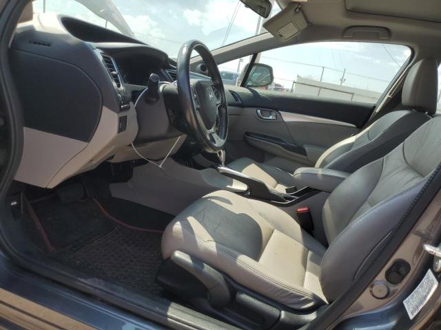 19XFB2F9XDE004544 - 2013 HONDA CIVIC EXL ნაცრისფერი ფოტო 7