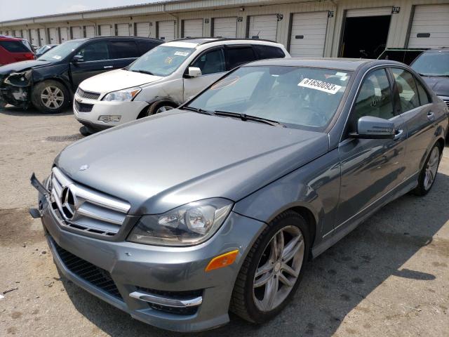 WDDGF4HB7CR192386 - 2012 MERCEDES-BENZ C 250 GRAY photo 1