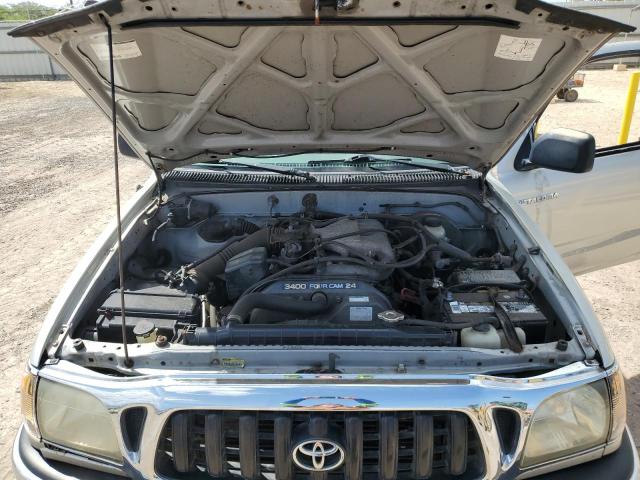 5TEGN92N82Z011960 - 2002 TOYOTA TACOMA DOUBLE CAB PRERUNNER SILVER photo 11