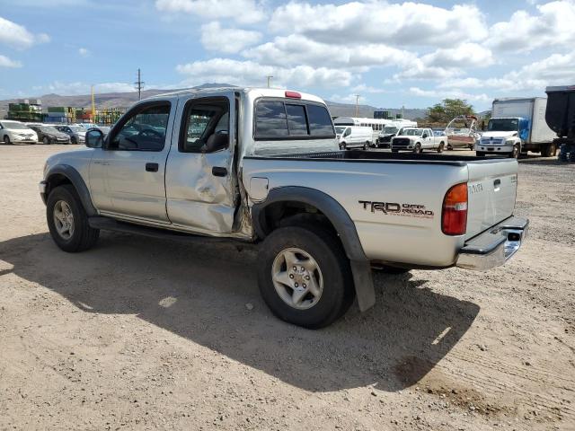 5TEGN92N82Z011960 - 2002 TOYOTA TACOMA DOUBLE CAB PRERUNNER SILVER photo 2