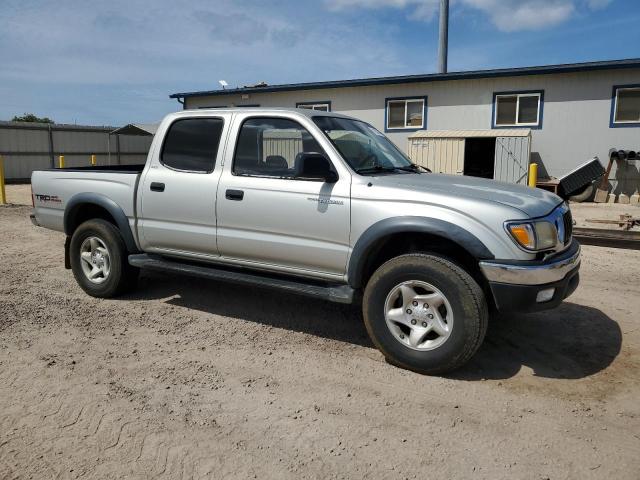 5TEGN92N82Z011960 - 2002 TOYOTA TACOMA DOUBLE CAB PRERUNNER SILVER photo 4