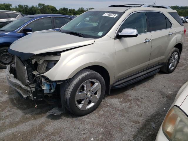 2GNALDEK4E6255558 - 2014 CHEVROLET EQUINOX LTZ GOLD photo 1