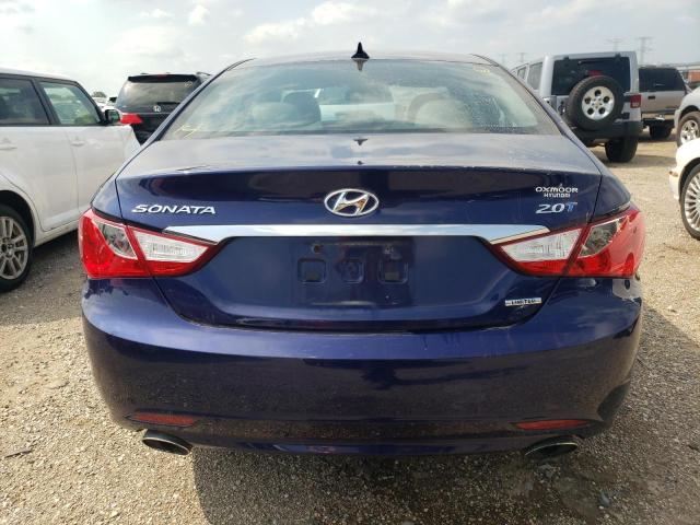 5NPEC4AB9DH510196 - 2013 HYUNDAI SONATA SE BLUE photo 6