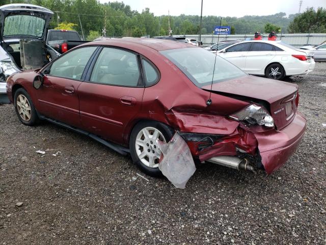 1FAFP53U27A169786 - 2007 FORD TAURUS SE BURGUNDY photo 2