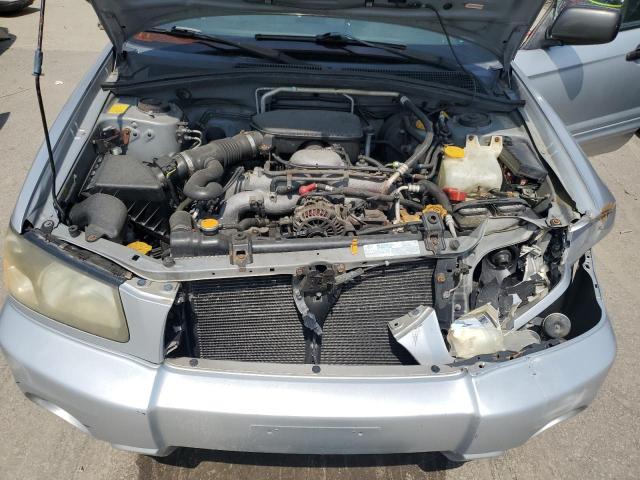 JF1SG65645H712501 - 2005 SUBARU FORESTER 2.5XS Серебристый фото 11