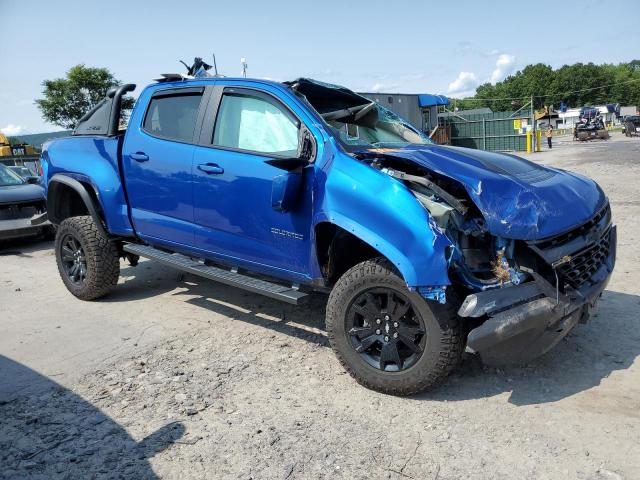 1GCGTEEN9J1286935 - 2018 CHEVROLET COLORADO ZR2 BLUE photo 4