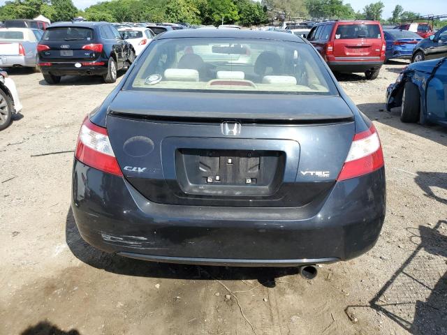 2HGFG12886H543164 - 2006 HONDA CIVIC EX BLACK photo 6