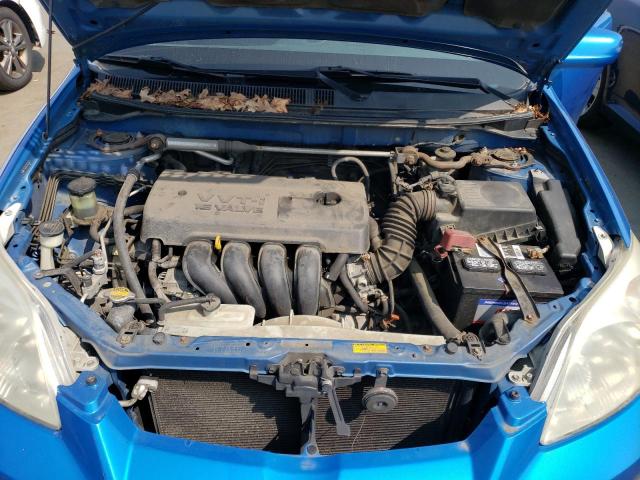 2T1KR30E07C644917 - 2007 TOYOTA COROLLA MA XR BLUE photo 11